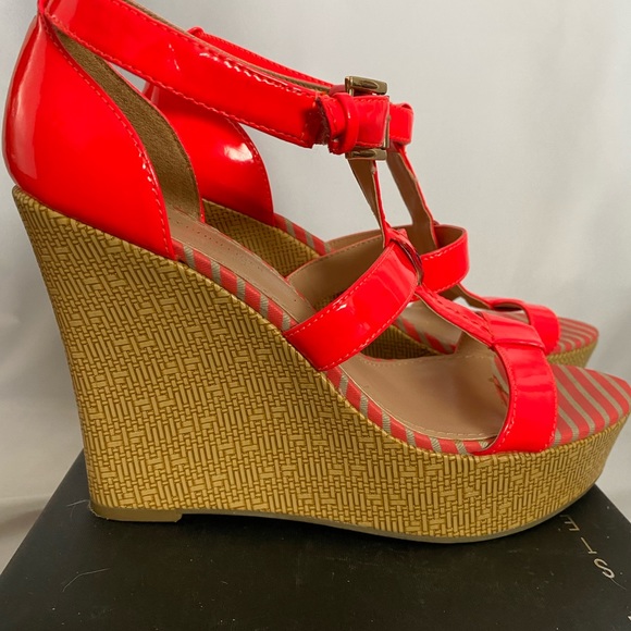 Neon platform wedges - Picture 2 of 4